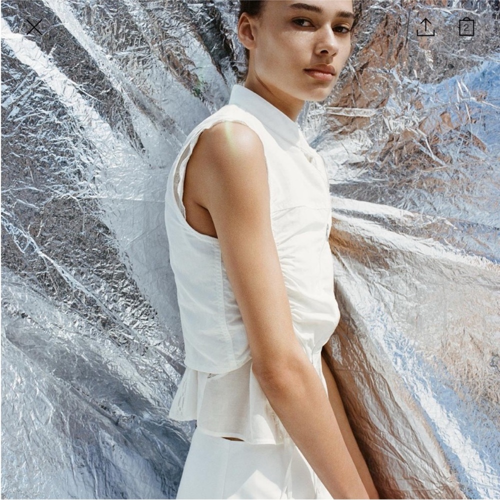 Zara Ruched Vest - Picture 9 of 9